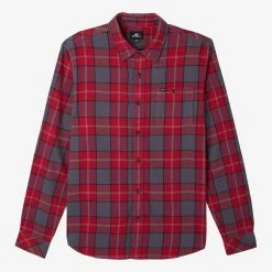 O'Neill REDMOND PLAID STRETCH -O’Neill shop FA2104200 RED2 P 1