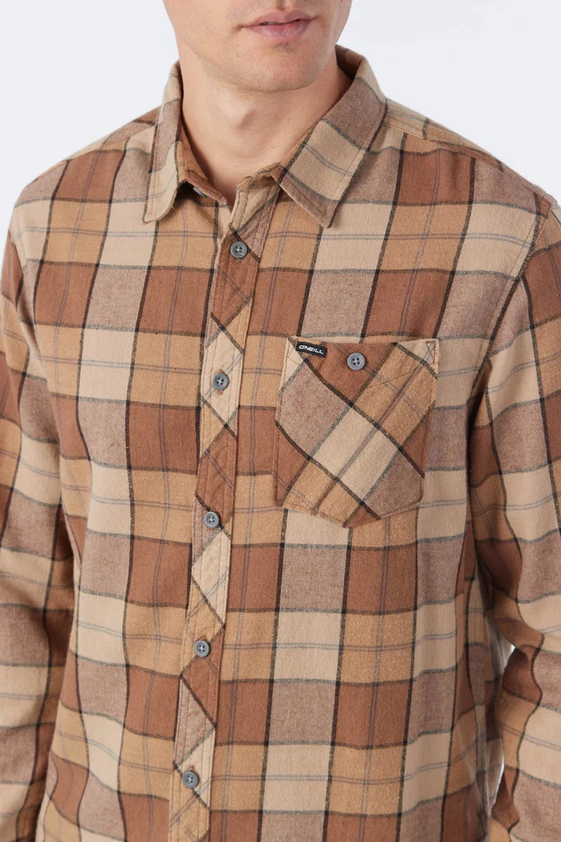 REDMOND PLAID STRETCH O'Neill REDMOND PLAID STRETCH -O’Neill shop FA2104200 brn2 2