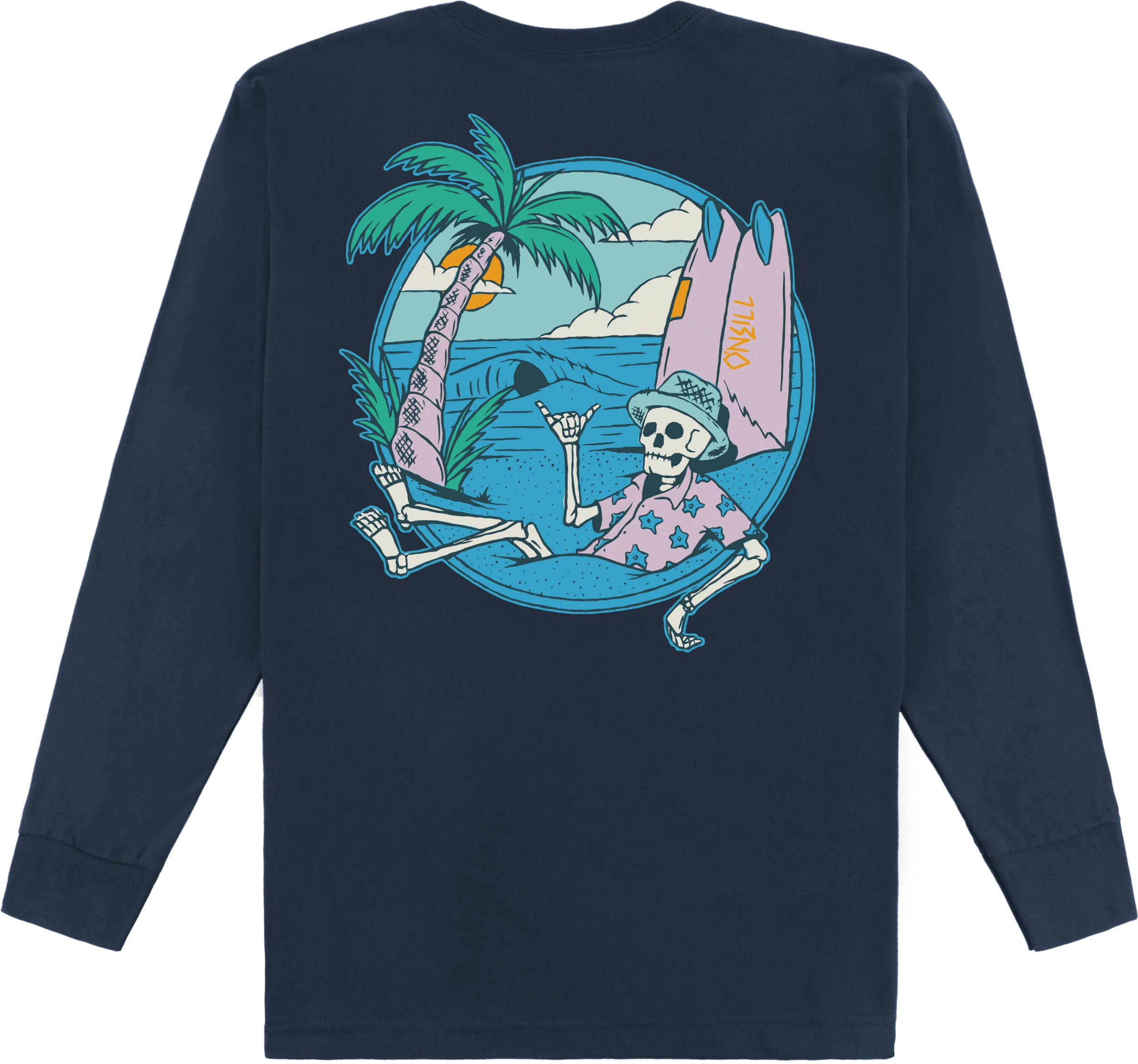 LAZY BONES LONG SLEEVE TEE O'Neill LAZY BONES LONG SLEEVE TEE -O’Neill shop HO2118405 NVY P 1