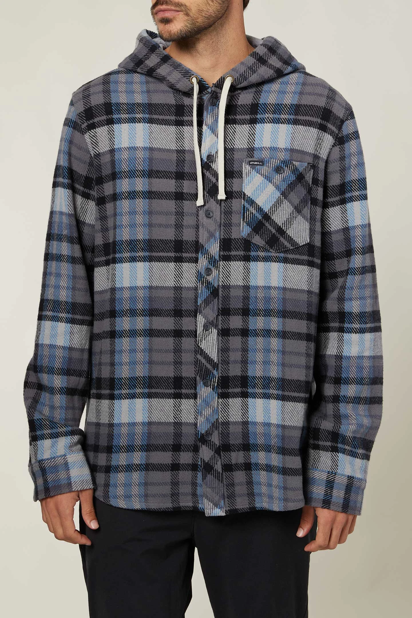 O'Neill MENS CLAYTON HOODED FLANNEL 4 O'Neill MENS CLAYTON HOODED FLANNEL - Image 2