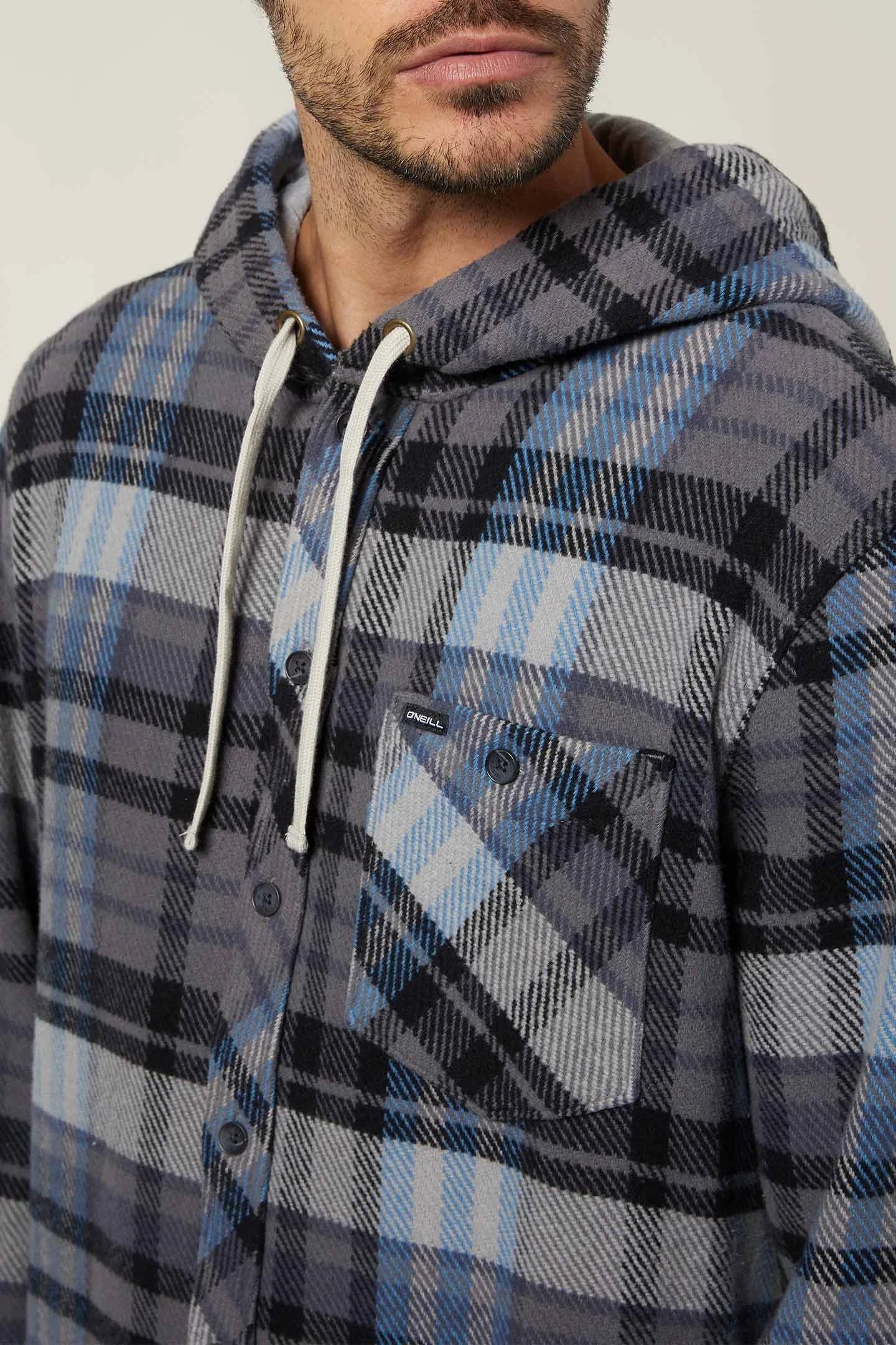 O'Neill MENS CLAYTON HOODED FLANNEL 6 O'Neill MENS CLAYTON HOODED FLANNEL - Image 4