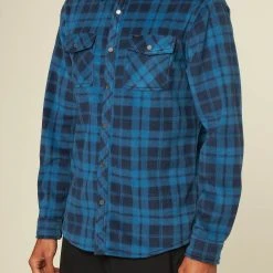 O'Neill GLACIER PLAID 4 O'Neill GLACIER PLAID -O’Neill shop glacierplaid fa1104203 nvy2 2