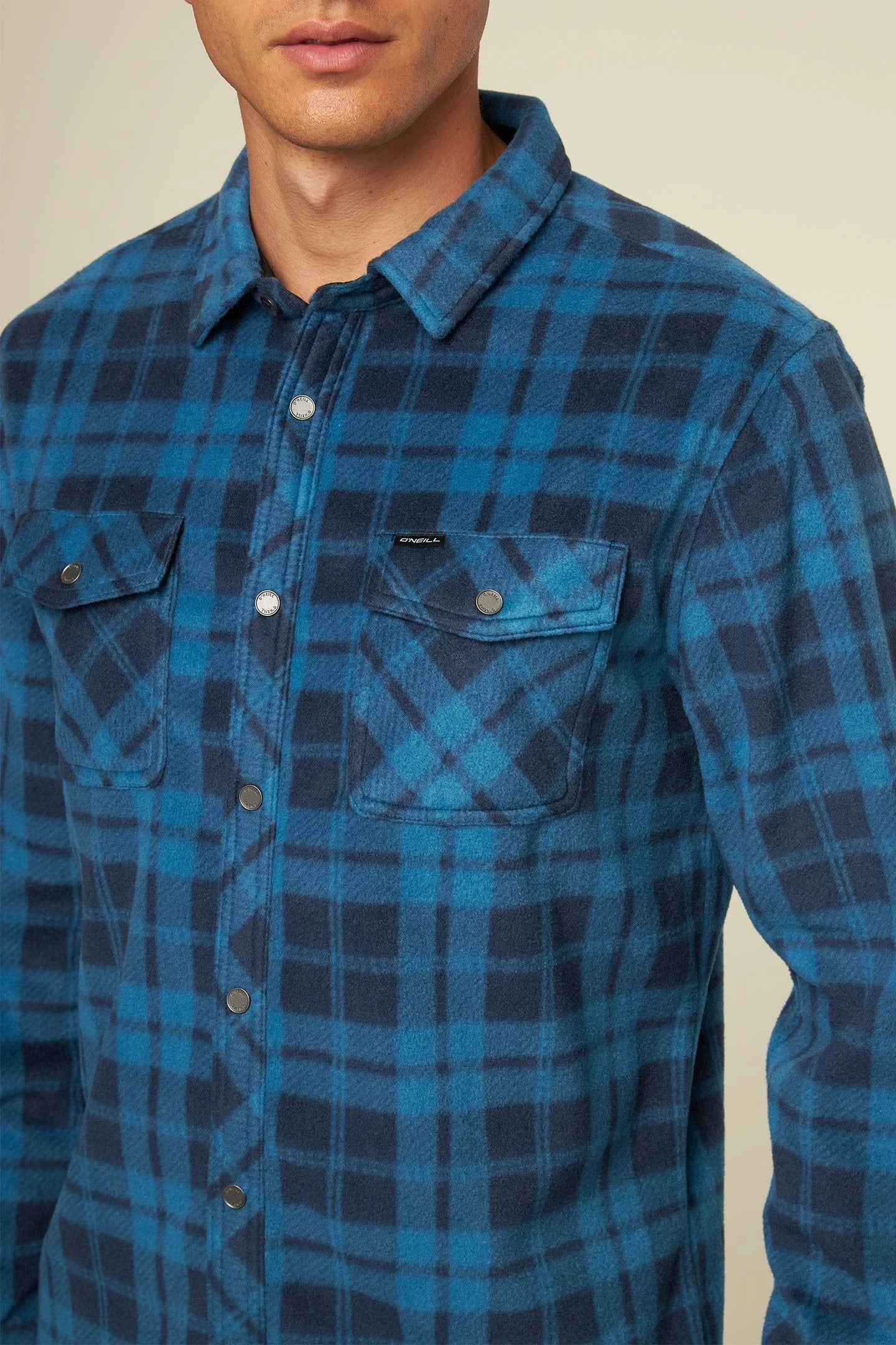 GLACIER PLAID O'Neill GLACIER PLAID -O’Neill shop glacierplaid fa1104203 nvy2 3