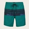 O'Neill CALI STRIPE SHORTS -O’Neill shop green aop w nvy color swatch