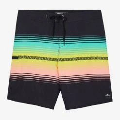 O'Neill HYPERFREAK HEAT STRIPE LINE 19'' BOARDSHORT 10 O'Neill HYPERFREAK HEAT STRIPE LINE 19'' BOARDSHORT -O’Neill shop heatstripeline19 SP3106010 blk 8