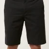 O'Neill JAY STRETCH CHINO SHORT -O’Neill shop jaystretchchino sp8108106c blk 2