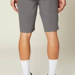 O'Neill LOCKED SLUB HYBRID SHORTS -O’Neill shop lockedslub sp018a025c gry back