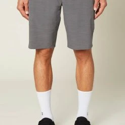 O'Neill LOCKED SLUB HYBRID SHORTS -O’Neill shop lockedslub sp018a025c gry front