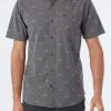 O'Neill QUIVER STRETCH DOBBY SS STANDARD SHIRT 2 O'Neill QUIVER STRETCH DOBBY SS STANDARD SHIRT -O’Neill shop quiverstretchdobbyssstndrd SP3104101 gra 2