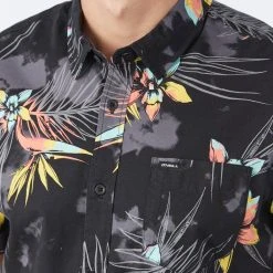 O'Neill QUIVER STRETCH SS STANDARD SHIRT -O’Neill shop quiverstretchssstandard SP3104107 blk 4