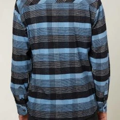 O'Neill MENS REDMOND PLAID STRETCH FLANNEL 5 O'Neill MENS REDMOND PLAID STRETCH FLANNEL -O’Neill shop redmondplaidstretchls FA1104200 bsh 3